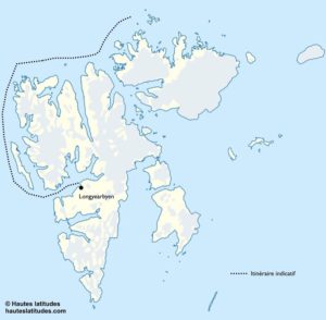 Carte de l'itinéraire