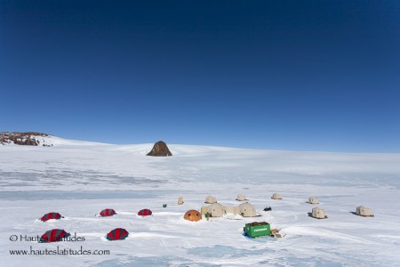 Campement en Antarctique