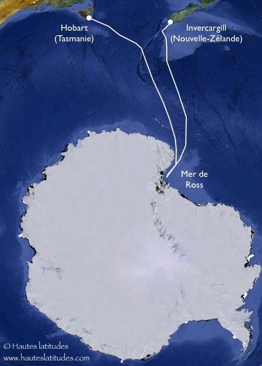 Voyage en Antarctique depuis la Nouvelle-Zélande ou l'Australie
