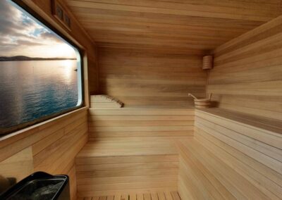 Navire Explorer : sauna