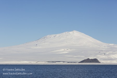 Mont Erebus en mer de Ross, Antarctique
