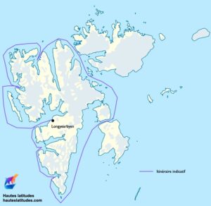 Carte de l'itinéraire